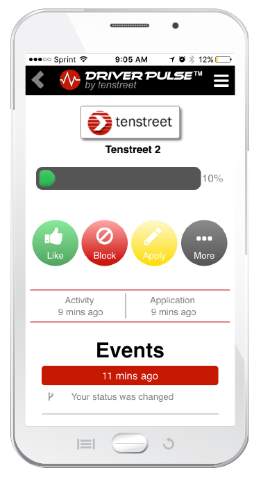 driver pulse status change meaning