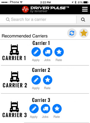 Pulse brings Carrier Recommendations