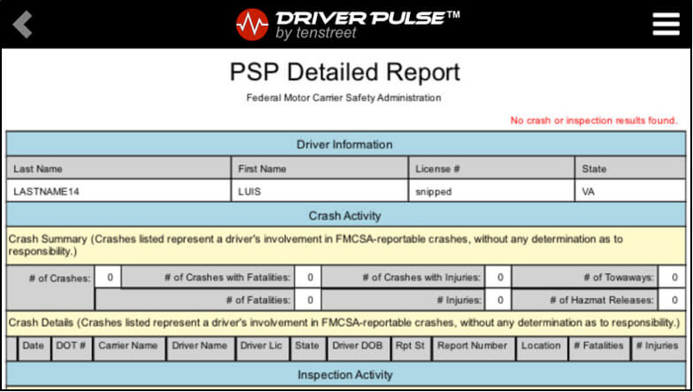 Driver Pulse PSP 5